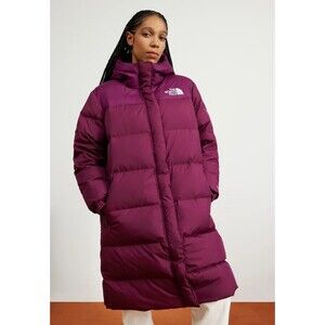 The North Face Nuptse 700 Down Insulated Hooded Parka Boysenberry Sz XXL $450